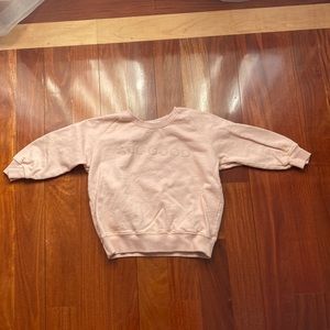 Good American NWOT Youth Pink Crewneck